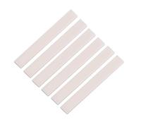 Cocoarm 6Pcs Bone Guitar Bridge Saddle Nut Blank for Acoustic Classical Guitar Mandolin Banjo Ukulele with Real Cattle Bone for Enhanced Sound Quality