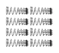 Cocoarm 8 Pcs Poppet Valve Stainless Steel and Silicone Ball Lock Poppet Valve with Spring Seal No Leakage Resistant for Keg Soda Drum Air and Liquid Posts