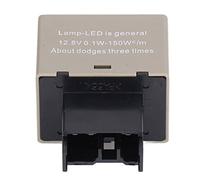 Cocoarm 8 Pin Flasher Relay, ABS Adjustable LED Electronic Flasher Relay 12.8V 150W 10A 45 to 75 Times Min for LED Light Bulbs Replacement Use