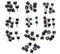 Cocoarm 80st High Heel Tips Caps TPU Iron Shoes Repair Replacement, Comfortable Walk for Dance or Daily Use