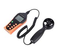 Cocoarm 816B Digital Anemometer Plastic Portable Wind Speed Meter with Backlit LCD Split Sensor 0 to 100 MPH Temperature 32 to 113°F for HVAC Boating Field Testing