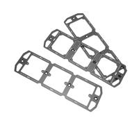 Cocoarm 86 Type Wire Box Template, Aluminum Alloy, Durable Design, Ideal for Electricians and Woodworkers, 3 Pieces with 4 Positioning Holes for Accurate Slotting