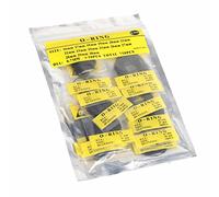 Cocoarm 950pcs Watch O Gaskets Rubber O Watch Gaskets Back Cover Seal 12-30mm Universal O-Ring Set 0.5mm0.6mm0.7mm Thickness with 19 Sizes for Repair Battery (0.7mm)