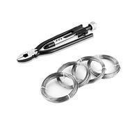 Cocoarm 9in Safety Wire Twist Pliers, High Carbon Steel, Twisting Pliers with Spring Loaded Return, 100 FT 18 200 FT 20 Steel Galvanized Wire