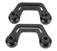 Cocoarm A Pillar Windshield Light Mount for JL JLU 2018-2022, Aluminium Alloy, Adjustable Positioning, Durable Design, Suitable for Off-Road Adventures (Black)