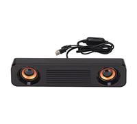 Cocoarm A83 TV Compatible HiFi Stereo Subwoofer Wired Speaker USB Powered Desktop Long Speaker for TV Computer, Compatible with Most Smart Devices