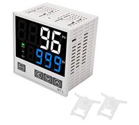 Cocoarm ABS PID Temperature Controller Kit, Intelligent Digital Display Automatic Temperature Control Instrument AC100240V, Industrial Instrument for Factory (96 X 96mm)