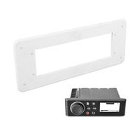 Cocoarm Adapter Plate Fit for Fusion MS RA70 Marine Stereo Adapter Plate Plastic Cover Mount for MS RA70N RA70NSX Replacing XMD1 Holes for Boat Audio Upgrade (White)