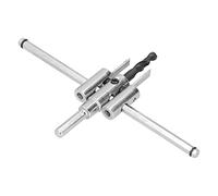 Cocoarm Adjustable Circle Hole Cutter, HM and HSS Adjustable Hole Saw Circle Cutter, 30mm One Side Depth, Tool Free Diameter Setting, for Wood Plastic Acrylic Drywall Users (40-200mm)