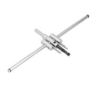 Cocoarm Adjustable Circle Hole Cutter, HM and HSS Adjustable Hole Saw Circle Cutter, 30mm One Side Depth, Tool Free Diameter Setting, for Wood Plastic Acrylic Drywall Users (40-300MM)