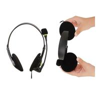 Cocoarm Adjustable Headband,Crystal Clear Communication,Immersive Sound Experience Gaming Headset with Mic,Over Ear Wired Headset for Laptop Computer PC,for You Work (USB)