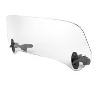Cocoarm Adjustable Windshield, Premium Windscreen with Extension Arms for Motorcycle Wind Deflector, Wind Deflector for Comfortable Ride (Transparent small style)