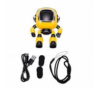 Cocoarm AI Voice Robot, Interactive Educational Toy, Storytelling Robot Pet, Dynamic LED Eyes, Multiple Characters Support, for Boys Girls
