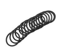 Cocoarm Aluminum Alloy Bicycle Washer, 15pcs Road Bike Bottom Bracket Gasket Bicycle Flywheel Hub Washer Spacer for BB Axle with Heat Oil Corrosion Resistance (Black)