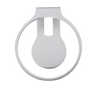 Cocoarm Aluminum Alloy Speaker Wall Mount Holder for HomePod mini Space-Saving Stable Bracket with Easy Installation for Kitchen Study Living Room Bathroom (Silver)
