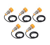 Cocoarm Approach Sensor, ABS Aluminum Alloy Inductive Proximity Switch 10 to 30VDC 20mm 2 Wire Normally Open IP65 for Counting Speed Testing Machinery