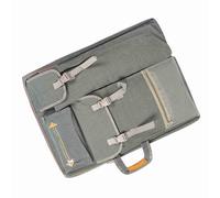 Cocoarm Art Carry Bag, Canva Fabric Sketch Board Bag with Adjustable Shoulder Strap Design, Portable Handguards and Pocket Storage, for Outdoor Painting, Studio Learning, Nature Sketching (Smoky Gray)