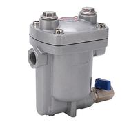 Cocoarm Automatic Drain Valve Aluminum Alloy Automatic Drain Trap with Stainless Steel Float Ball Anti Clogging High Pressure Design for Air Tank Condensate Use (#1)