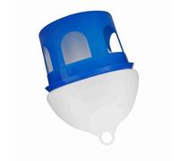 Cocoarm Automatic Waterer ABS Bird Water Dispenser 2L 4L 6.5L with 360 Rotating Tube and Split Hasp Automatic Feeder Water Control for Outdoor Cages Summer Bird Care (6.5L)