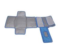 Cocoarm Baby Changing Mat Nonwoven Portable Changing Pad Foldable Detachable Handle Lightweight 8.32 Oz for Travel Stroller Car Use By Moms and Dads (Blue)