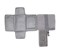 Cocoarm Baby Changing Mat Nonwoven Portable Changing Pad Foldable Detachable Handle Lightweight 8.32 Oz for Travel Stroller Car Use By Moms and Dads (Gray)