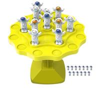 Cocoarm Balance Tree Game, Toy Puzzle Early Educational Interactive Balance Tree Counting Game for Physical and Cognitive Development (S Yellow 24 Spaceman)
