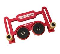 Cocoarm Bearing Inventory/Share Roller Table Saw Feeder, Versatile Woodworking Accessory, Adjustable Pressure for Precise Control, Flexible Pu Wheels for Stable Cutting, Durable Aluminum Alloy