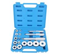 Cocoarm Bearing Press Kit Aluminum Alloy Bearing Race and Seal Driver Set 17PCS with 14 Adapters Knurled Handle Etched Sizes Storage Case for Auto Repair Mechanics