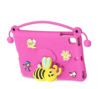 Cocoarm Bee Design Protective Case, EVA Protective Cover for Pro 9.7 Air 1 2, Shockproof Stand, Washable, Light 242g for Kids Home School Travel (Rose Pink)