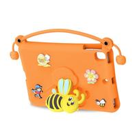Cocoarm Bee Design Protective Case, EVA Protective Cover for Pro 9.7 Air 1 2, Shockproof Stand, Washable, Light 242g for Kids Home School Travel (Orange)