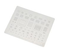 Cocoarm BGA Reballing Stencil Stainless Steel CPU Reballing Stencil 0.12mm Precise Positioning Multiple IC Slots for A14 for iOS 12 Series Repair Technicians