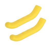 Cocoarm Bike Brake Lever Cover, Break L Coers Silicone Grips Anti Slip Protector Cycling Accessory, Break L Coers with Soft Comfortable Ergonomic Design, for Road Bike Mountain (Yellow)