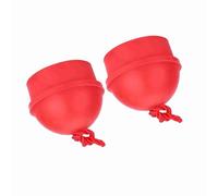 Cocoarm Billiard Cue Chalk Holder Pool Chalk Holder Snooker with Cord for Easy Hanging Lightweight Portable Rubber Made for Billiard Lovers DIY Pool Cues (Red)