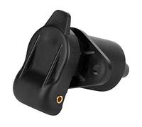 Cocoarm Black Plastic 3 Pin Trailer Socket, Weather-Resistant Wiring Connector for Reliable Trailer and Car Lighting, Heavy Duty Thermoplastic Design for Various Applications