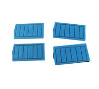 Cocoarm Blue Filter Cartridges Activated Carbon Double Sided Filtration Aquarium Tortoise Tank Filter Replacement 2 Pack with PVC Plastic for Water Quality Improvement