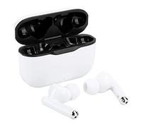 Cocoarm Bluetooth Earphone Wireless Earphone T06 Bluetooth 5.0 ABS Half In Ear Earbuds with Touch Control Noise Reduction Charging Case for Sports Commuting Daily Calls (White and Black)