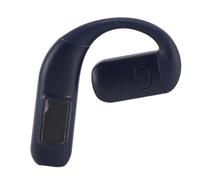 Cocoarm Bluetooth Headset Single Ear Wireless Earpiece with Bluetooth 5.5 Bone Conduction ABS 180 Rotatable Mic 30H Playback Battery Display for Running Cycling Work Calls (Blue)