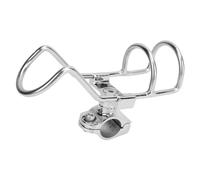 Cocoarm Boat Fishing Rod Holder Clamp, 316 Stainless Steel Multifunctional Support for Dock Pontoon Canoe (25mm)