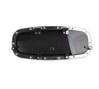 Cocoarm Boat Opening Porthole, Resistant Marine Deck Window, 6mm Smoke Grey Glass for Yacht and RV Projects