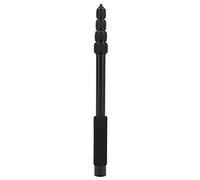 Cocoarm Boom Mic Pole Microphone Boom Pole Aluminum Alloy Mic Boom Arm 4 Section Boom Arm Pole, 1/4 Inch Screw Hole, Soft Foam Handle Extends From 39 to 155cm (5 Section)