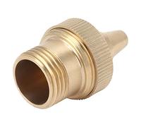 Cocoarm Brass Fountain Nozzle Adjustable Misting Nozzle G1 2 DN15 Male Thread 100 to 200 KPA Atomizing Spray Head for Pond Fountains Water Features and Commercial Displays
