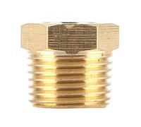 Cocoarm Brass Pipe Reducer Adapter, NPT Bushing Fitting 3 8 in Male to 1 8 in Female, 1200 PSI, Brass Construction, Reusable Threaded Adapter for Water Fuel Gas Oil Plumbing Repair