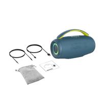 Cocoarm BT Speaker Portable Wireless Speaker 50W with BT 5.3 RGB Lights 6000mAh Battery Powerful Bass Stereo Sound for Home Party Outdoor Use (Blue)