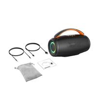 Cocoarm BT Speaker Portable Wireless Speaker 50W with BT 5.3 RGB Lights 6000mAh Battery Powerful Bass Stereo Sound for Home Party Outdoor Use (Black)