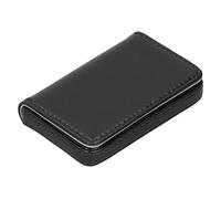 Cocoarm Business Card Holder, PU Leather Business Card Case 10.3 X 6.5 X 2 Cm, Magnetic Buckle, Holds 15 to 20 Cards, Portable Name Holder for Office Managers Men Women (001#)