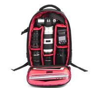 Cocoarm Camera Backpack Protection,Easy Access Design,Practical Adjustability,Convenient Storage Solutions,Customizable Compartment,Large Capacity Photography Bag with Dual (Red)