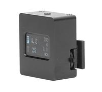Cocoarm Camera Light Meter Aluminum Alloy Reflection Photometer HY 201X with 0.96in OLED 30 Degree Metering USB Cable for Photographers Using Cold Shoe Hot Shoe Cameras (Black)