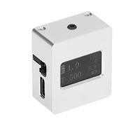 Cocoarm Camera Light Meter Aluminum Alloy Reflection Photometer HY 201X with 0.96in OLED 30 Degree Metering USB Cable for Photographers Using Cold Shoe Hot Shoe Cameras (Silver White)