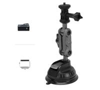Cocoarm Camera Suction Cup Car Mount, Aluminum Alloy Windshield Camera Holder with 1 4 Interface, Tripod Adapter for Driving Recording Travel, for X5 X4 X3 X2 X4 Air (1PC)