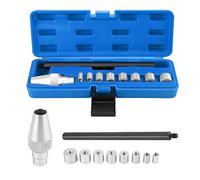 Cocoarm Car Clutch Alignment Tool Metal Clutch Aligning Tool with 8 Metric Adapters 11mm to 25mm and Tapered Cone 20mm to 30mm for Most Cars Mechanics Garage Use